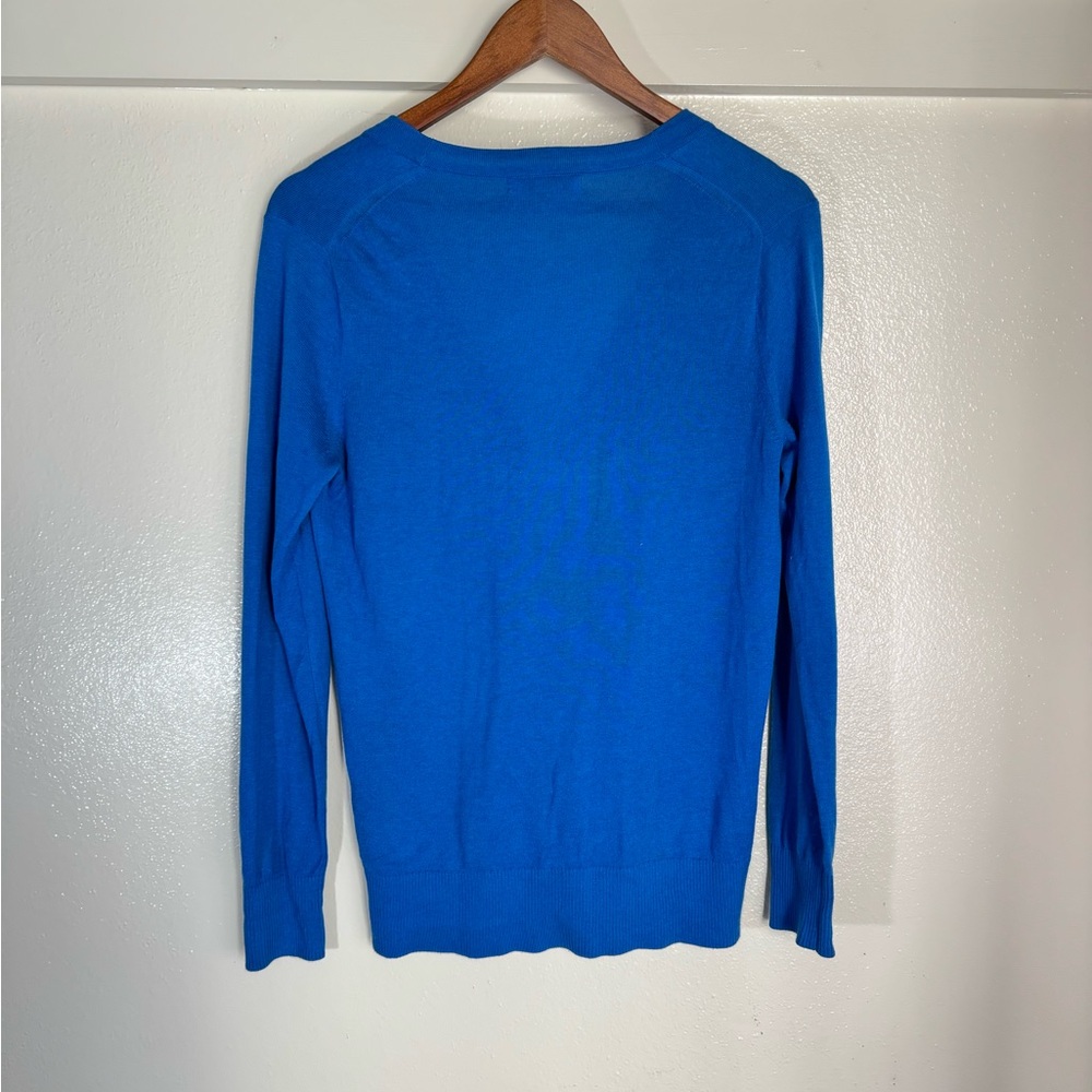 Banana Republic S Blue Knit Lightweight Cardigan Sweater - Picture 7 of 9